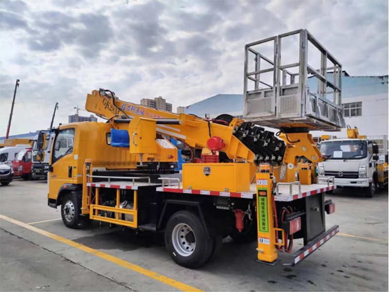 豪沃28米蓝牌高空作业车