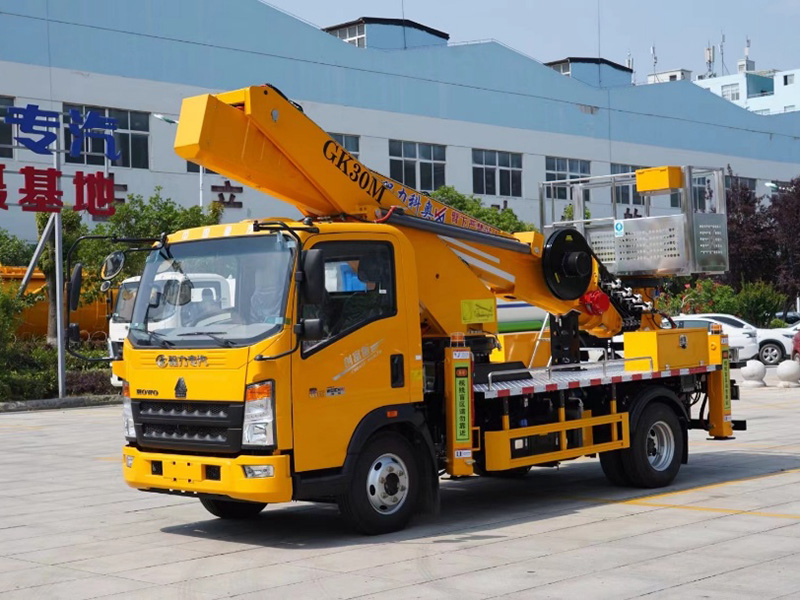 豪沃30米蓝牌高空作业车