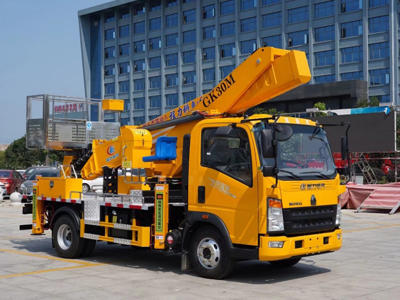 豪沃30米蓝牌高空作业车